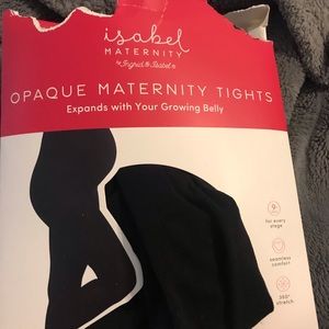 Black Isabel Maternity tights